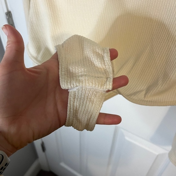 PrettyLittleThing Maternity Recycled Ribbed Polo Body Suit - Picture 3 of 7